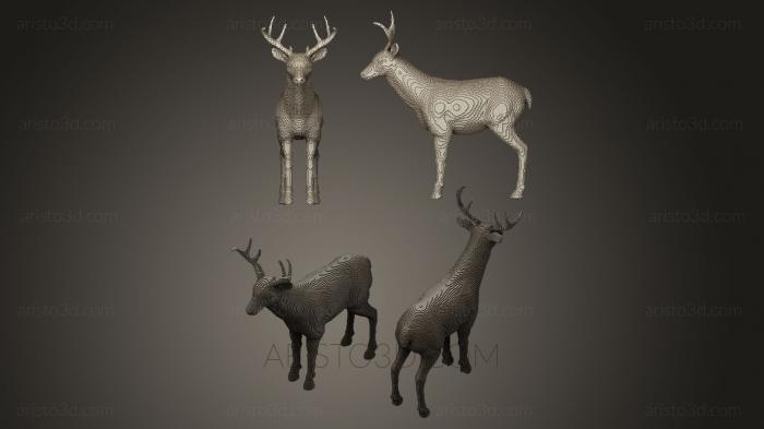 Animal figurines (STKJ_0027) 3D model for CNC machine